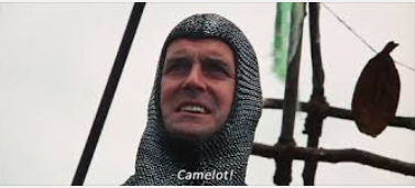 Sir Lancelot: 'Camelot!'